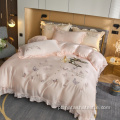 Conjunto de cama Lenzing Tencel Lace Bordado